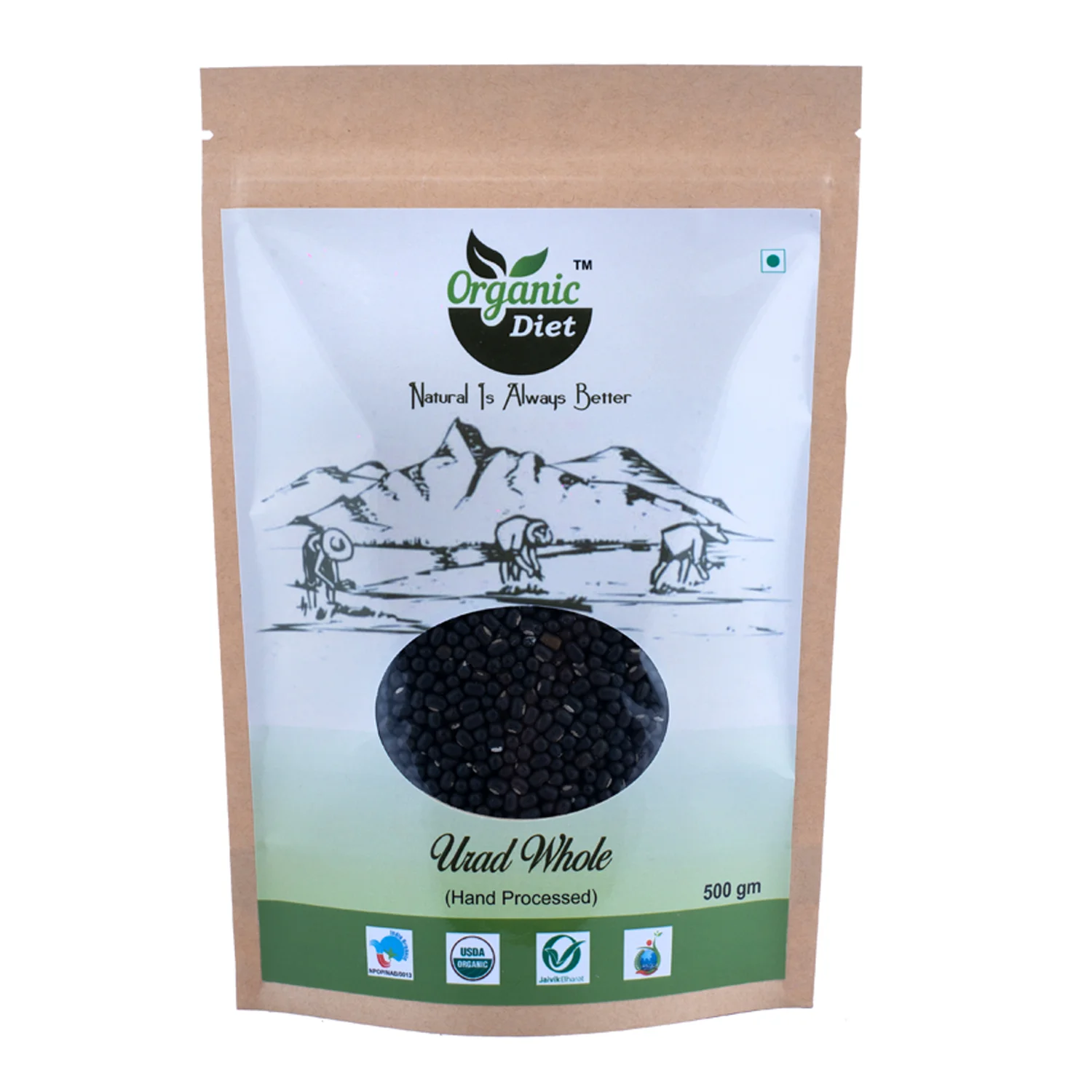 Urad Whole- 500Gm