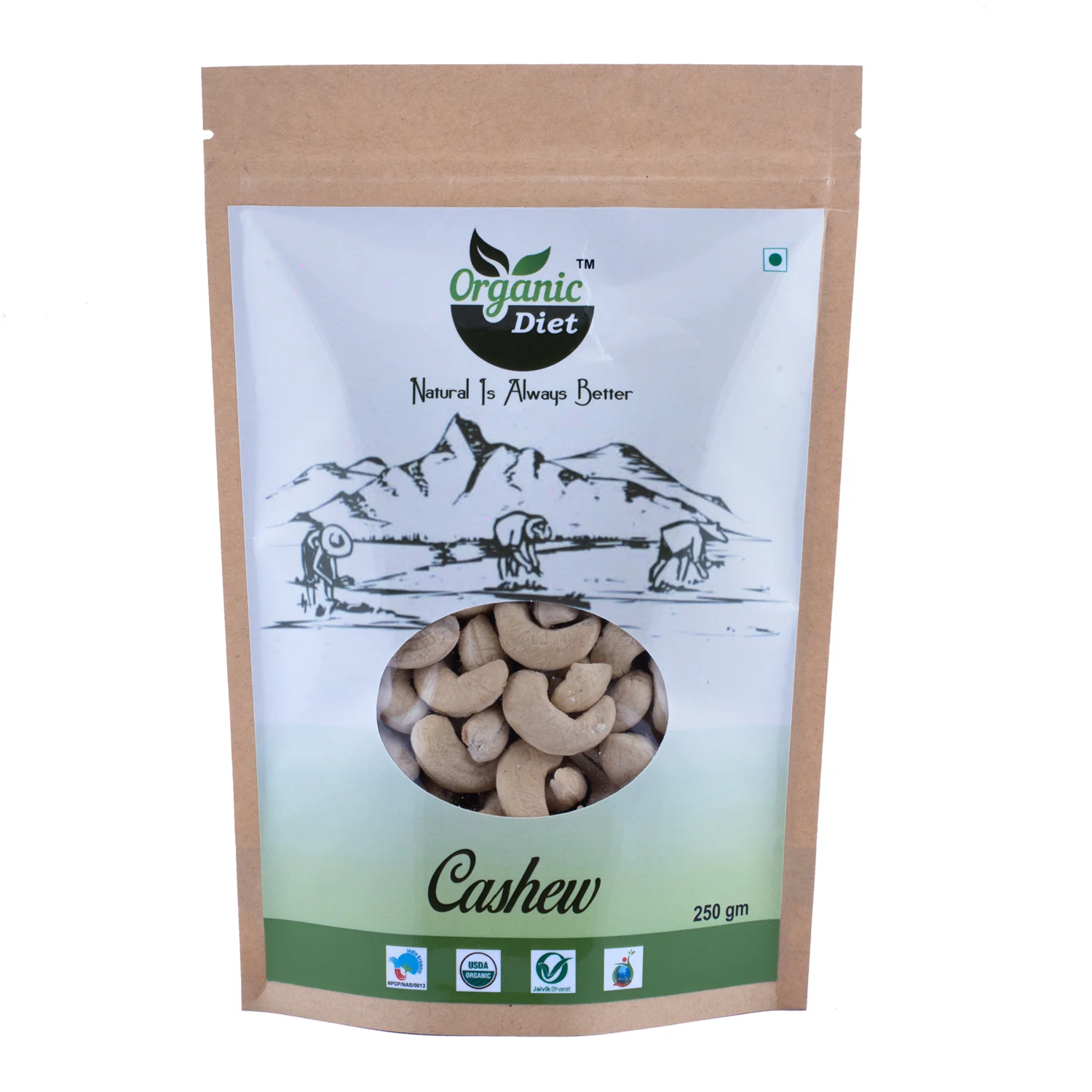 Organic Cashew - 250GM 