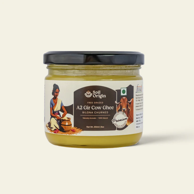 A2 Gir Cow Ghee (Bilona Churned) - 250 Ml