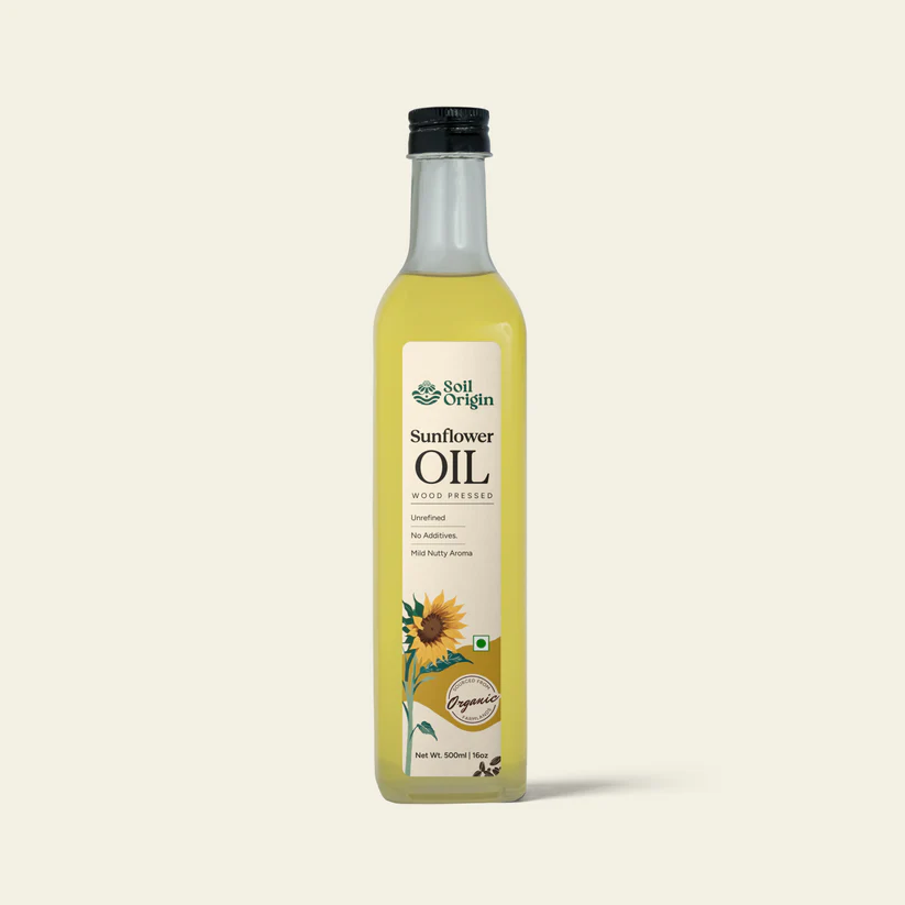 Wood Pressed Sunflower Oil - 500 Ml
