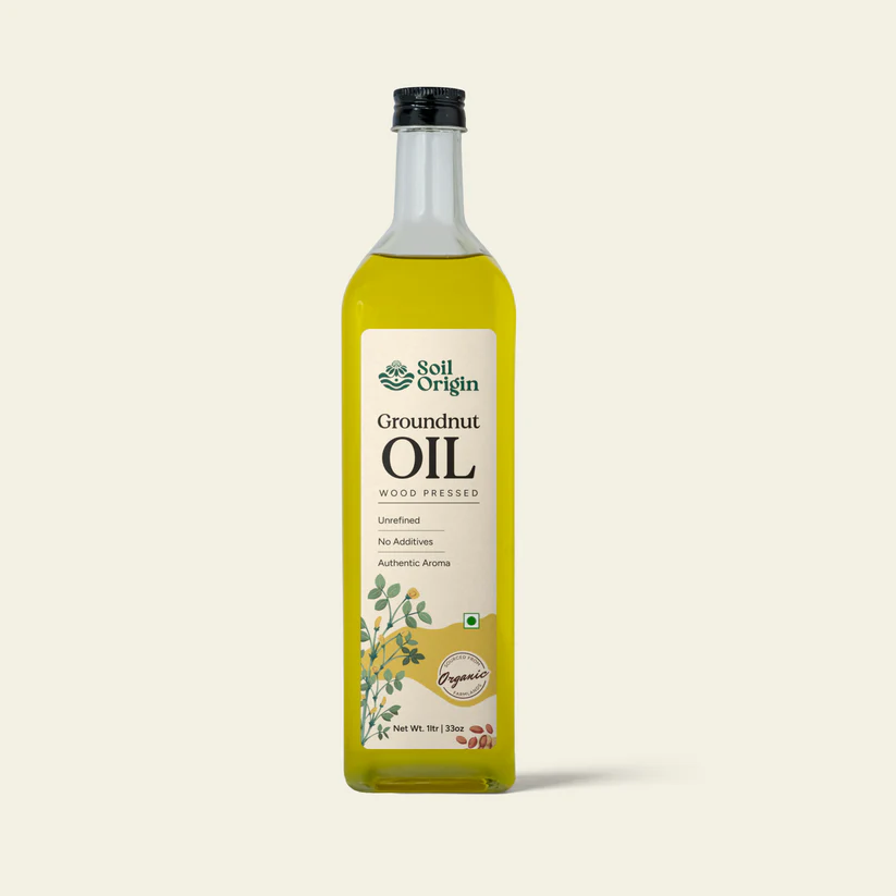Wood Pressed Groundnut Oil - 1 L