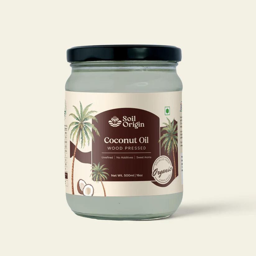 Wood Pressed Coconut Oil - 500 Ml