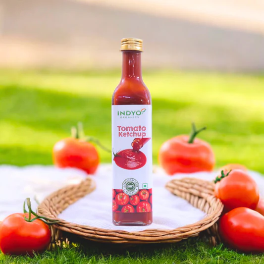 Indyo organics Tomato Ketchup - 500 gm