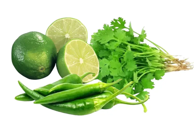 Daily essentials - Lemon, Coriander, Green chilli