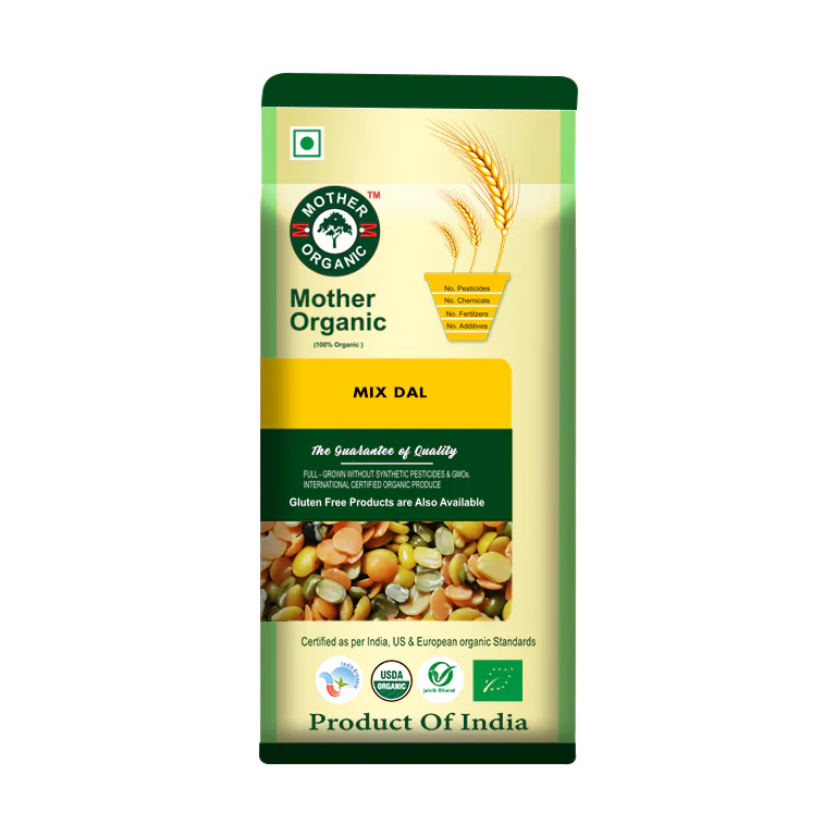 Mother Organic Mix Dal - 1kg