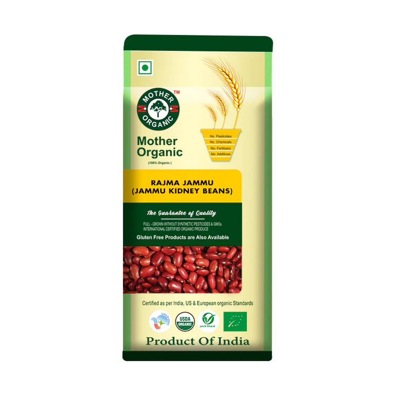 Mother Organic Rajma Jammu - 1kg
