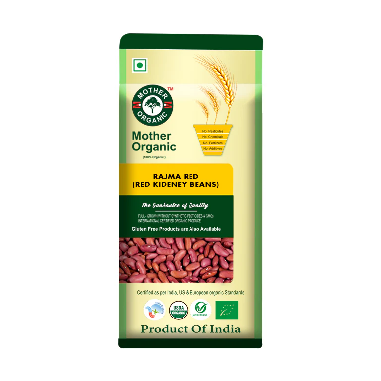 Mother Organic Rajma Red - 1kg