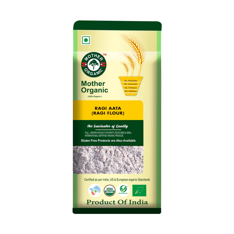 Mother Organic Ragi Atta - 500g
