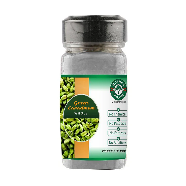 Mother Organic Green Cardamom Whole - 50g