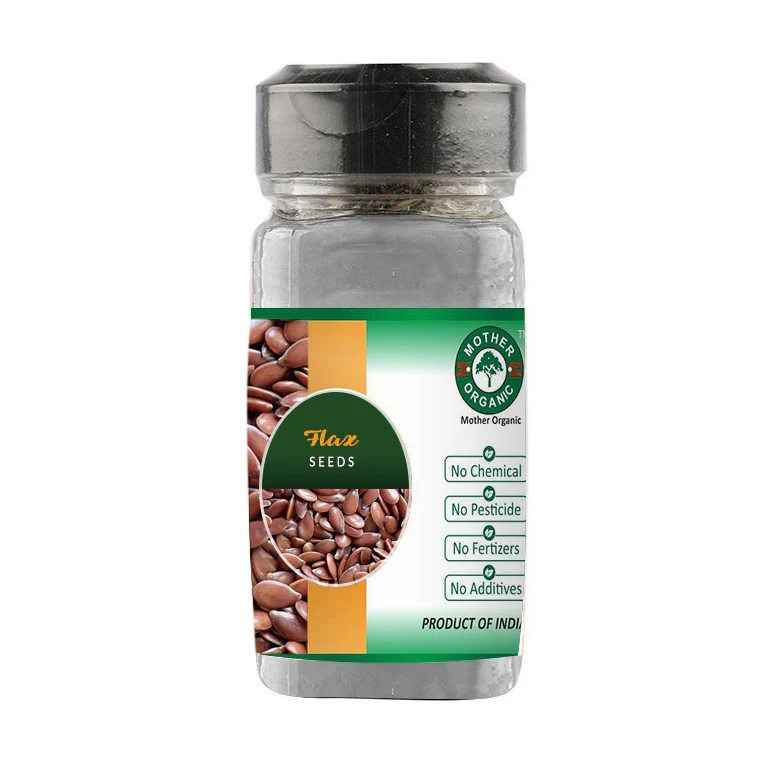 Mother Organic Flax Seeds Bottle - 150g
