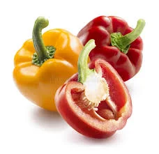 Capsicum red & yellow (Shimla Mirch) -500g from FarmFresh