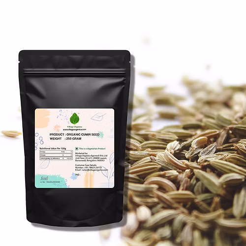 Village Organica cumin seed jeera - 500 gm