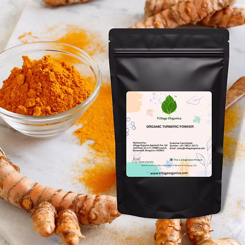 Village Organica turmeric powder haldi powder - 500 gm