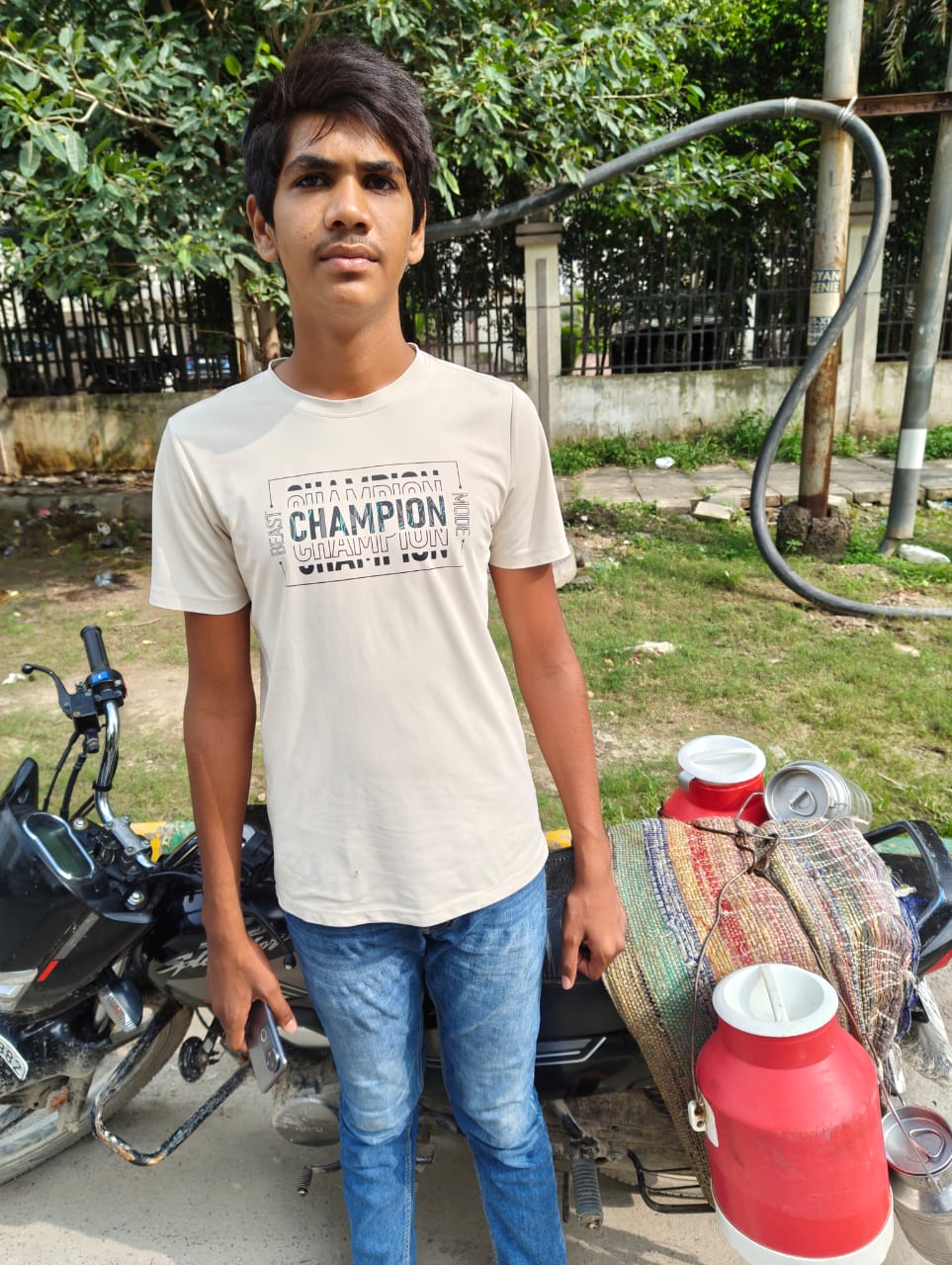 Fresh and Pure Cow Milk- 500 ml From Goldy Yadav