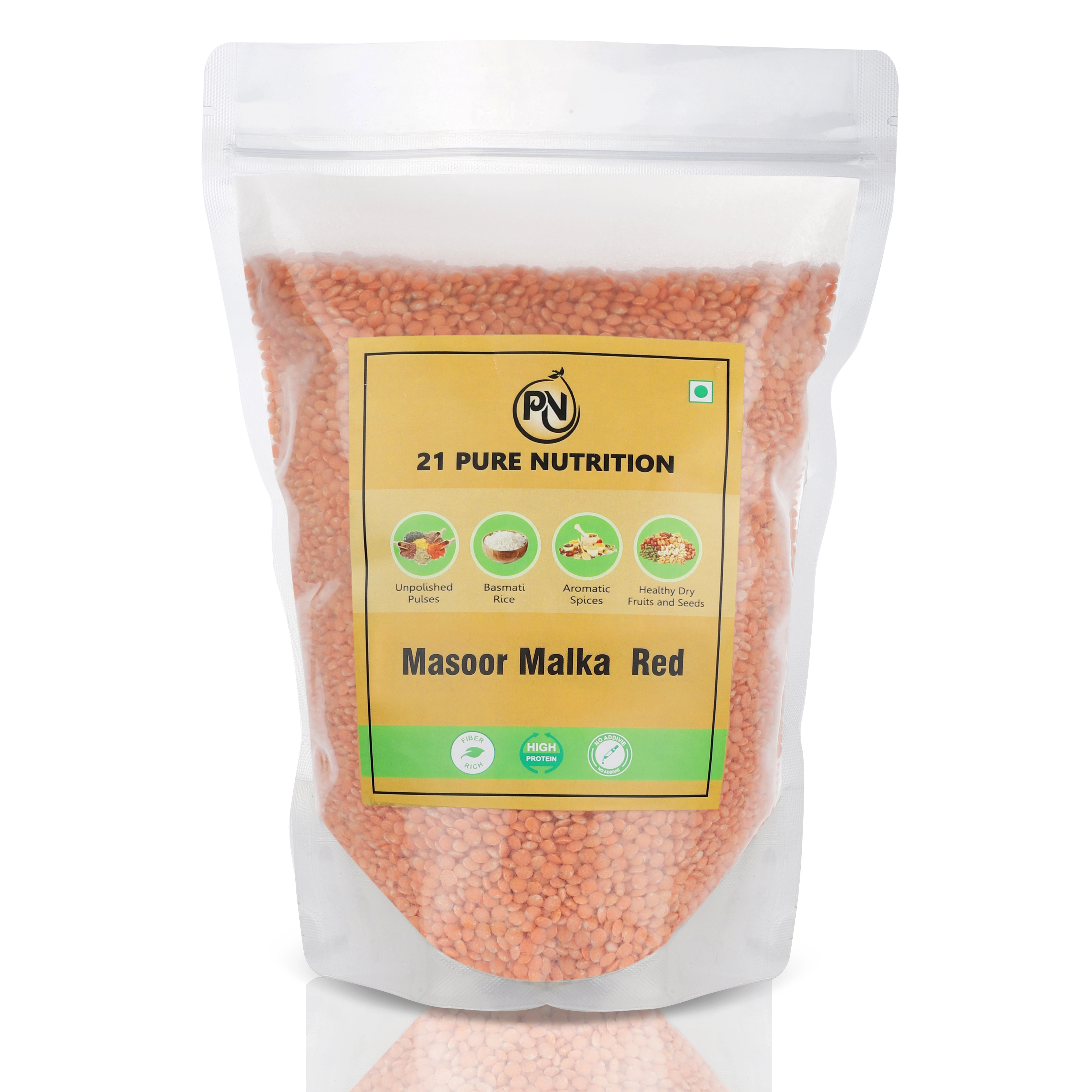 21 Pure Nutrition Masoor dal split - 500 g