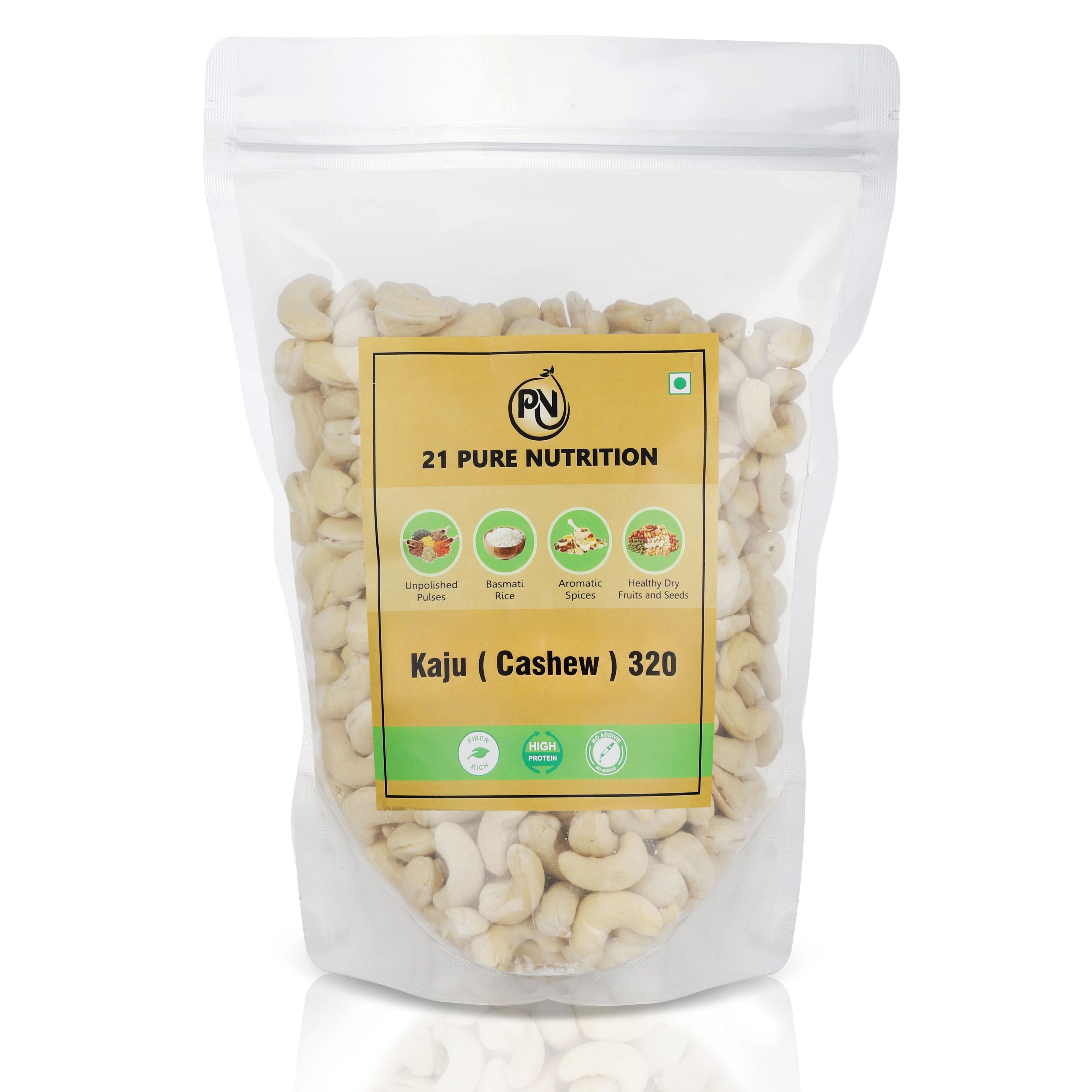 21 Pure Nutrition Kaju 320 no - 1 kg