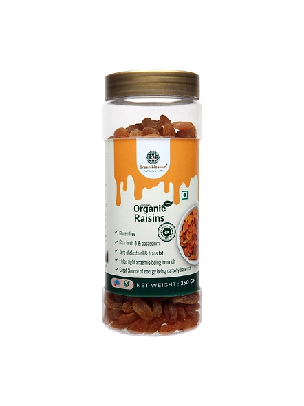 Green Blossom Organic Kismis/Raisins - 250 gm