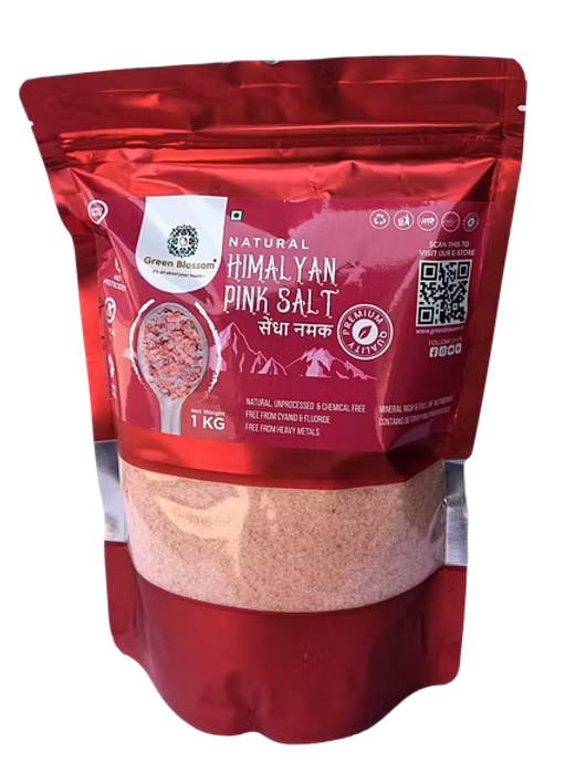 Green Blossom Himalayan Pink Rock Salt (White Powder) 1 KG
