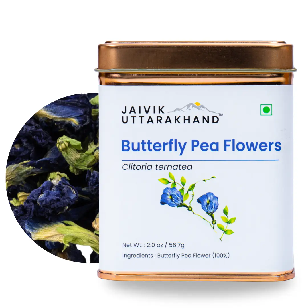 Jaivik Uttarakhand Butterfly Pea Flower Tea Pack of 2