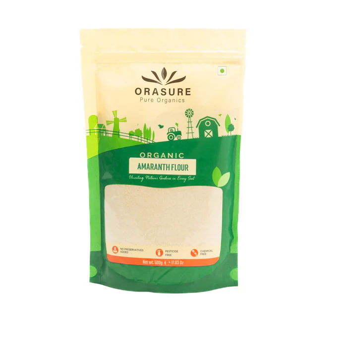 Orasure Amaranth Flour – 500 g (Pack Of 3) | Organic Flour | Highly Nutritious
