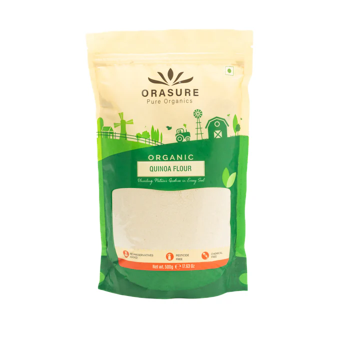 Orasure Quinoa Flour - 500 g (Pack Of 3) | 100% Natural and Fresh Quinoa Atta