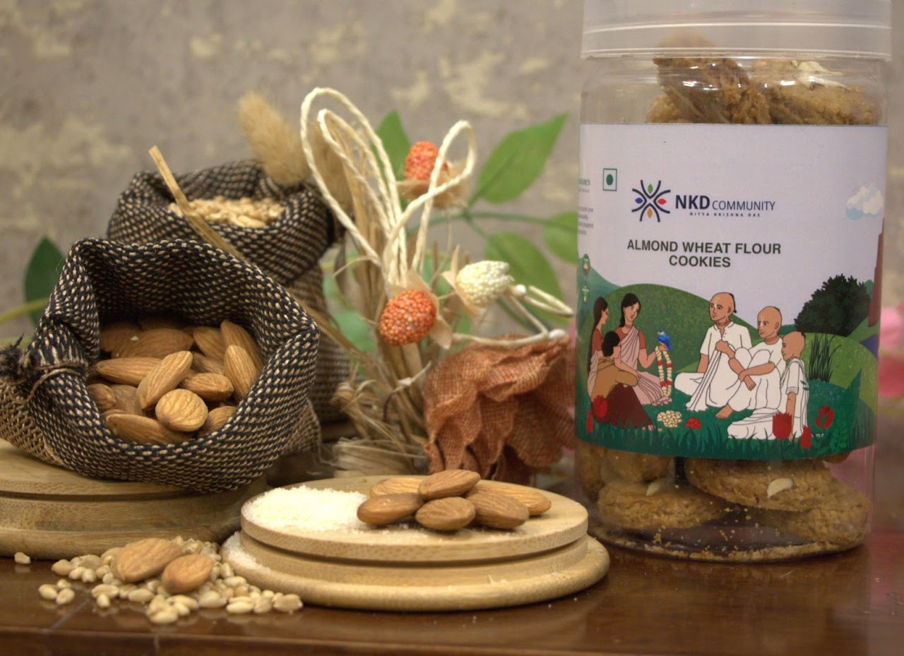 Nature's Almond Whole Wheat Cookies - 300gm