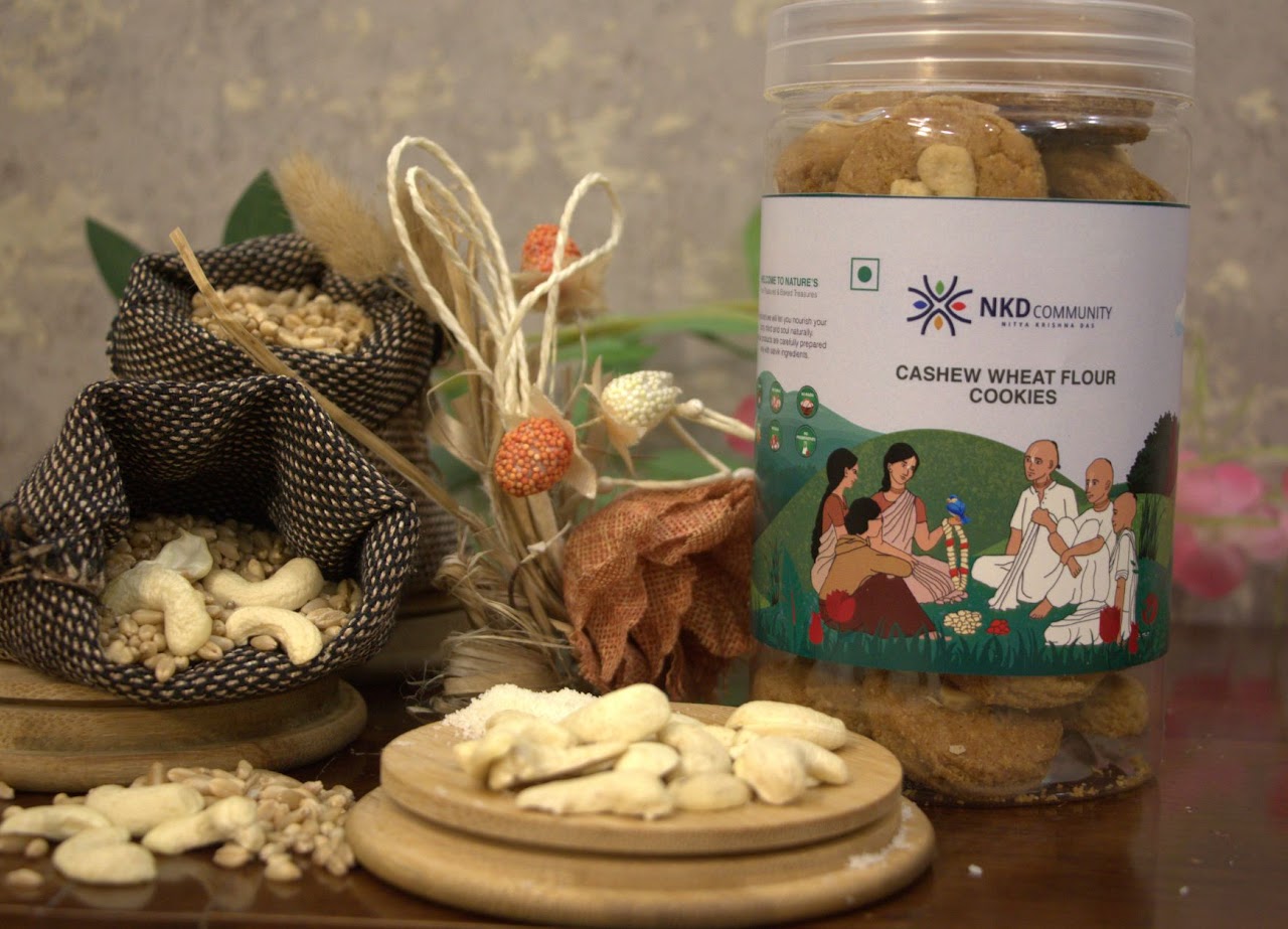 Nature's Cashew Whole Wheat Cookies - 300gm