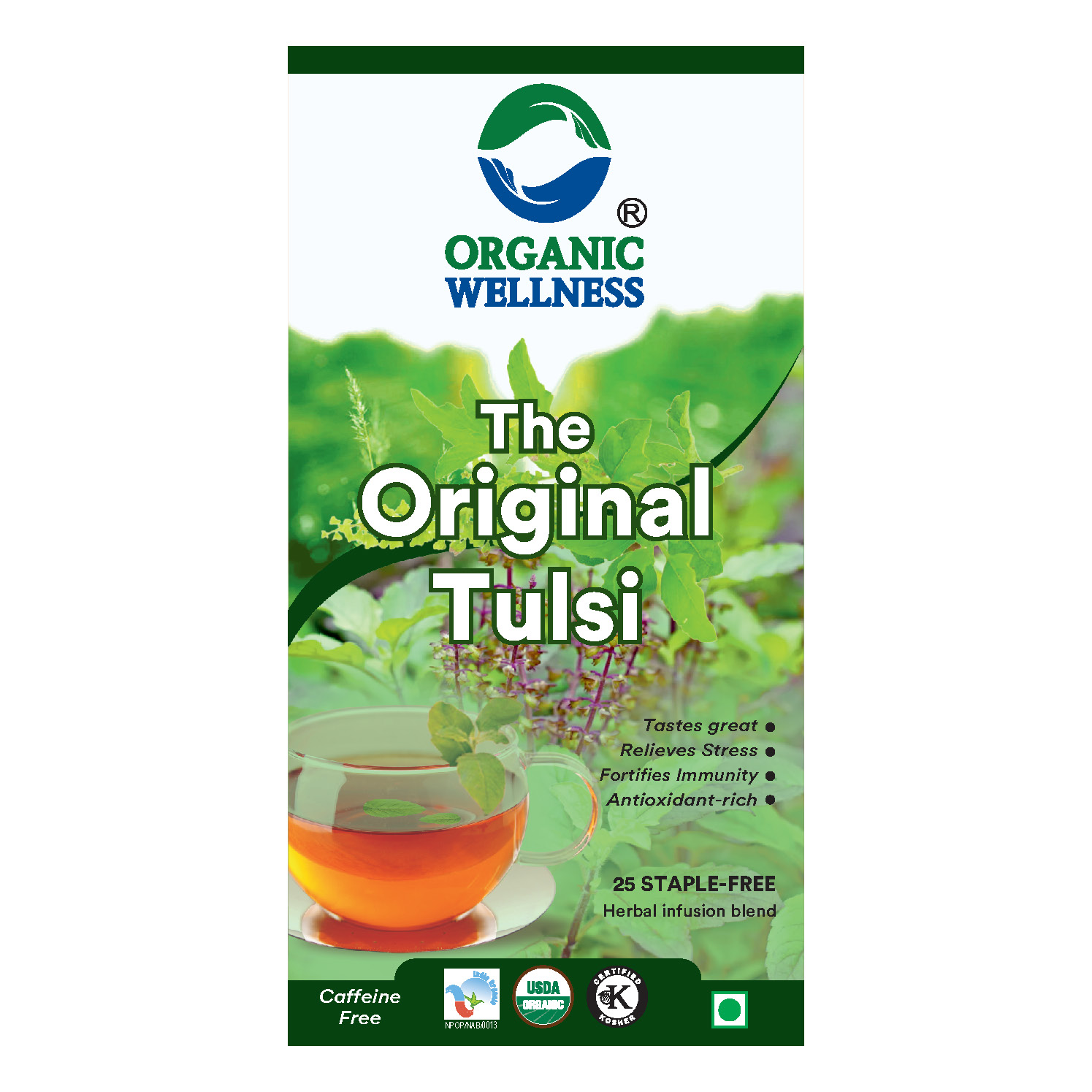 Organic Wellness The Original Tulsi 25 Teabags