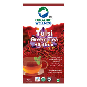 Tulsi Green Tea Saffron 25 Teabags