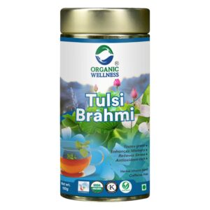 Organic Wellness Tulsi Brahmi 100 grams Tin Pack