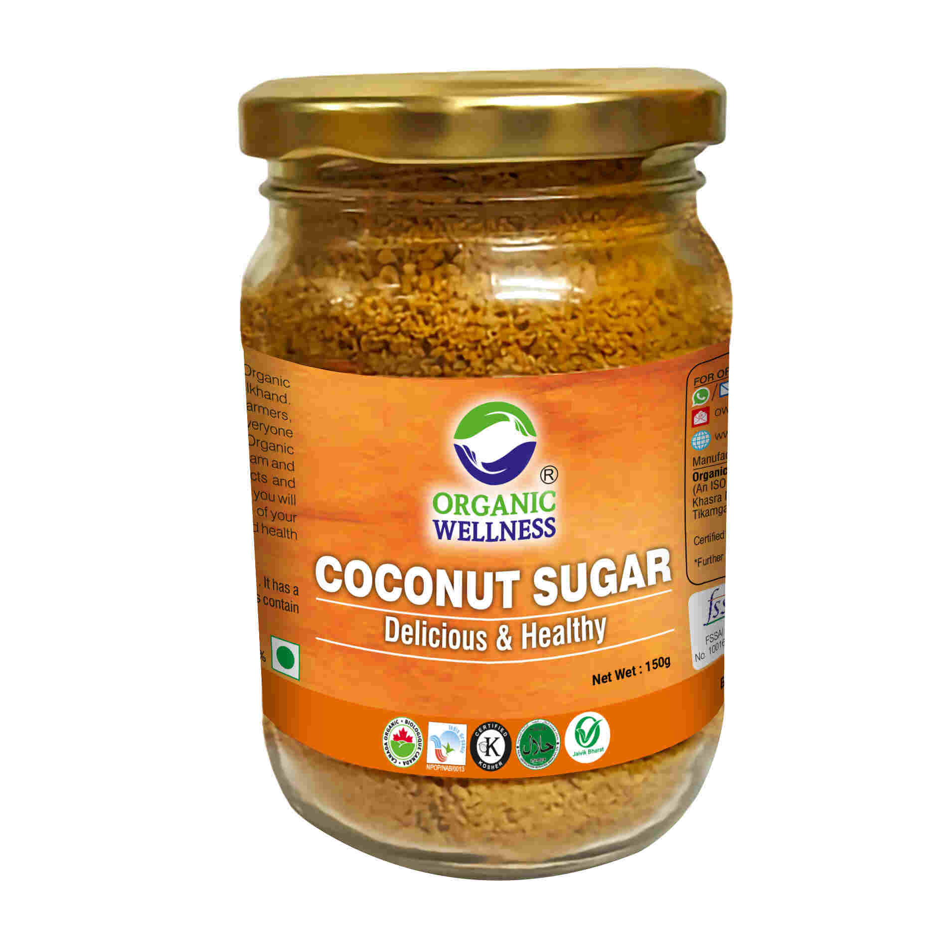 Coconut Sugar 150 Gram Bottle
