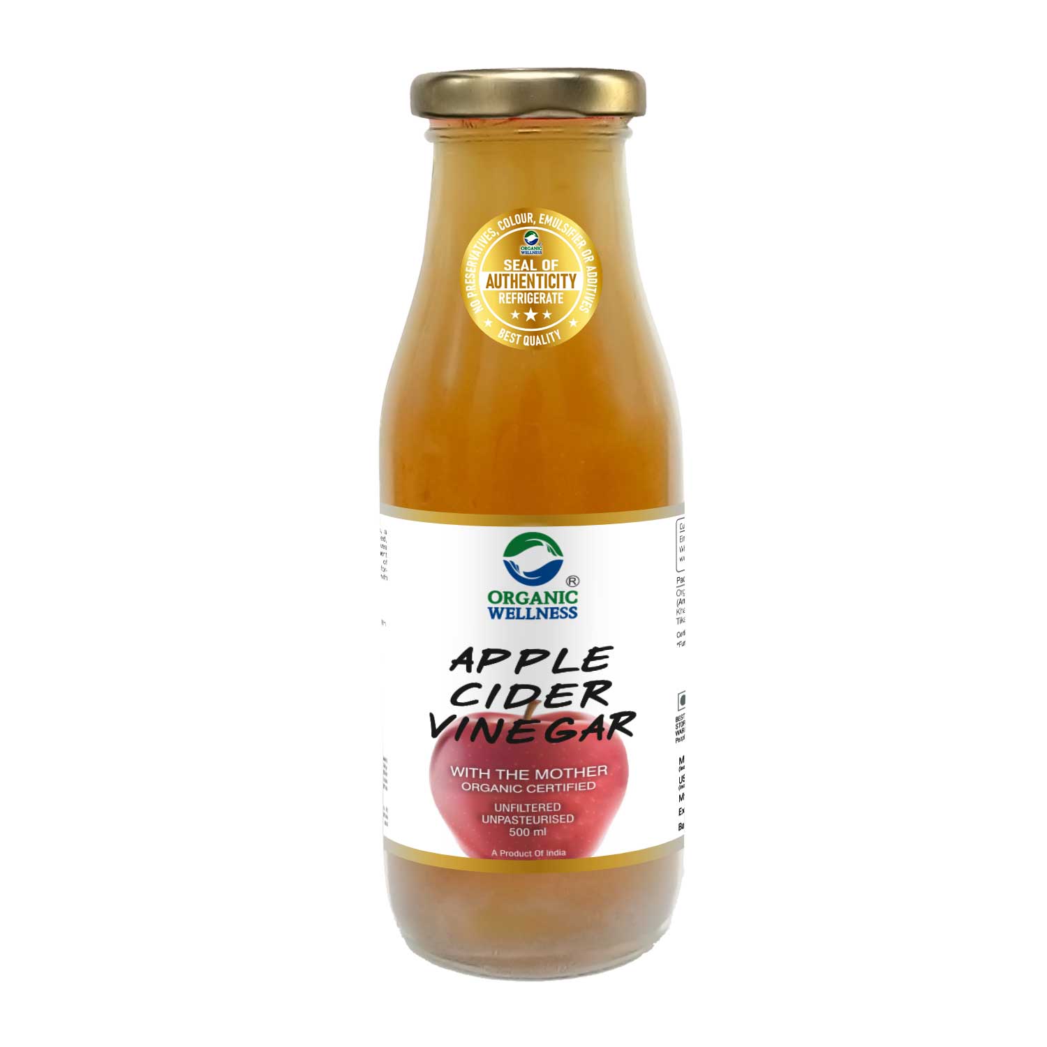 Apple Cider Vinegar 500 Ml | Unfiltered with Mother