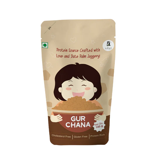 Adya Organics Gur Chana - 100gms