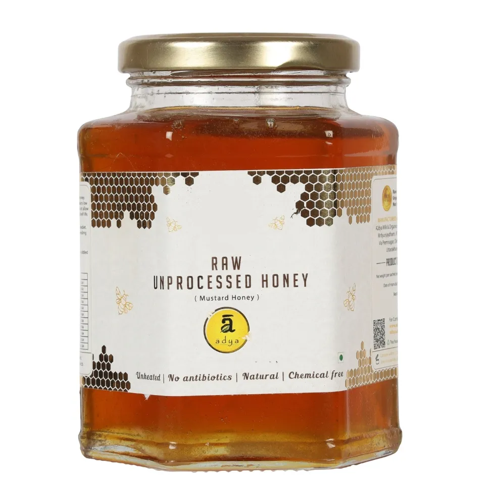 Adya Organics Cream Mustard Honey - 500ml