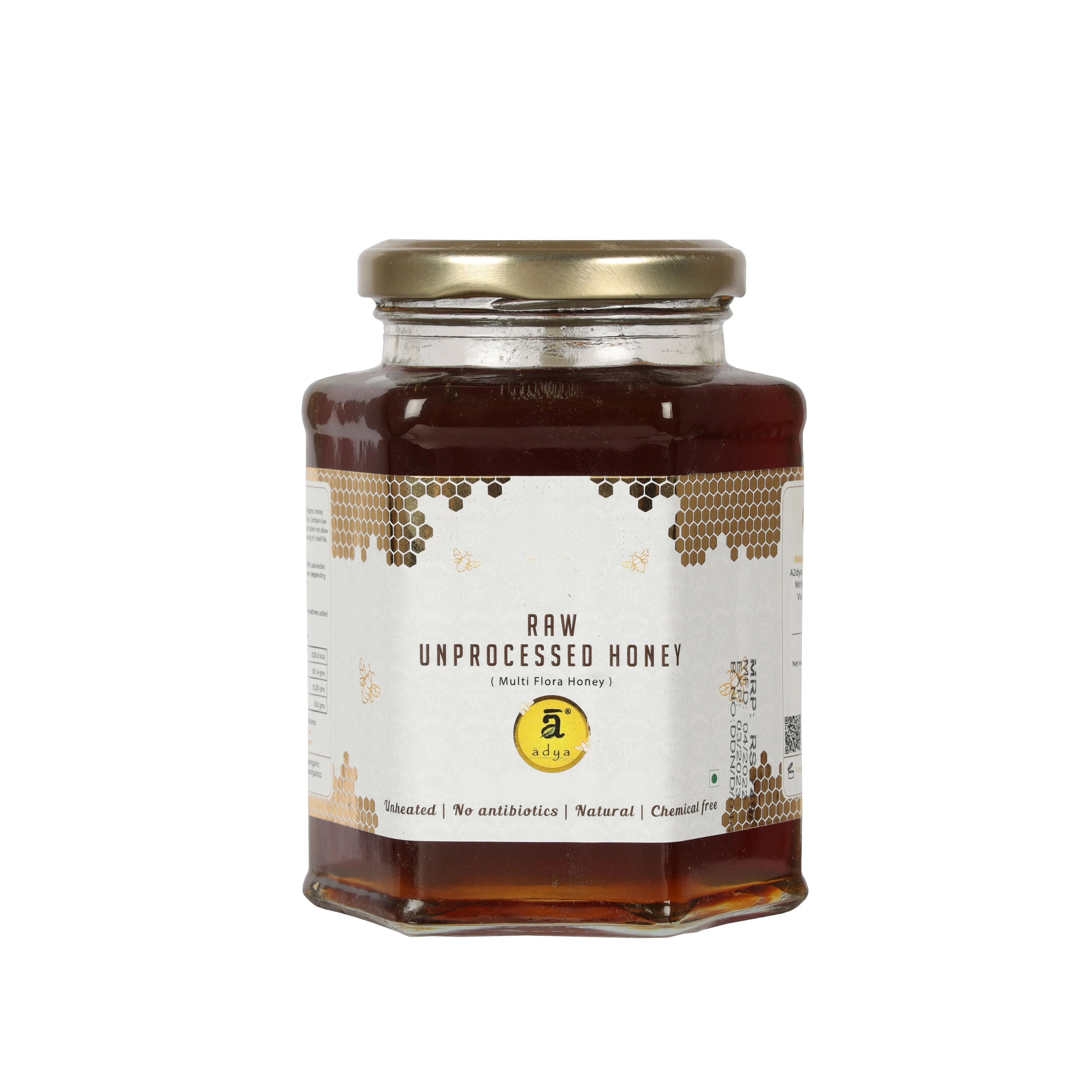 Adya Organics Multiflora Honey - 250ml