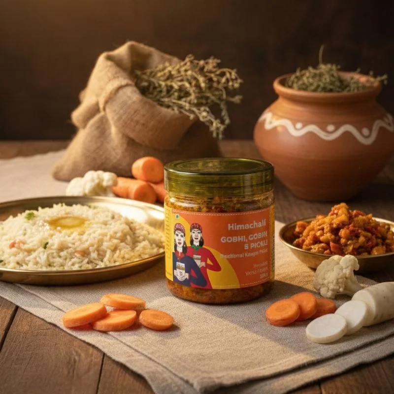 Mustard Women Gobhi Gajar Mooli Pickle